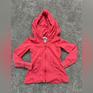 Girl’s size large Prairie Underground Cloak Hoodie in Lipstick